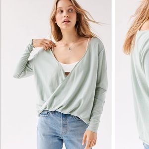 NWT Urban Outfitters Surplice Top